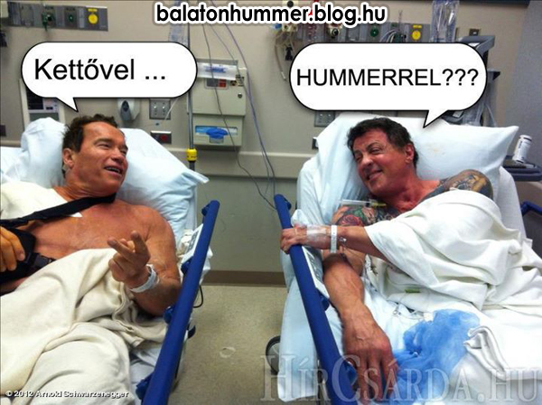 Arnold és Sly: Kettővel... Hummerrel? - Balaton