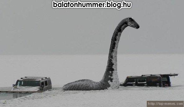 Balatoni Hummer, Loch Ness-i szörny