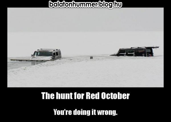 Hummer vadászat a Vörös Októberre